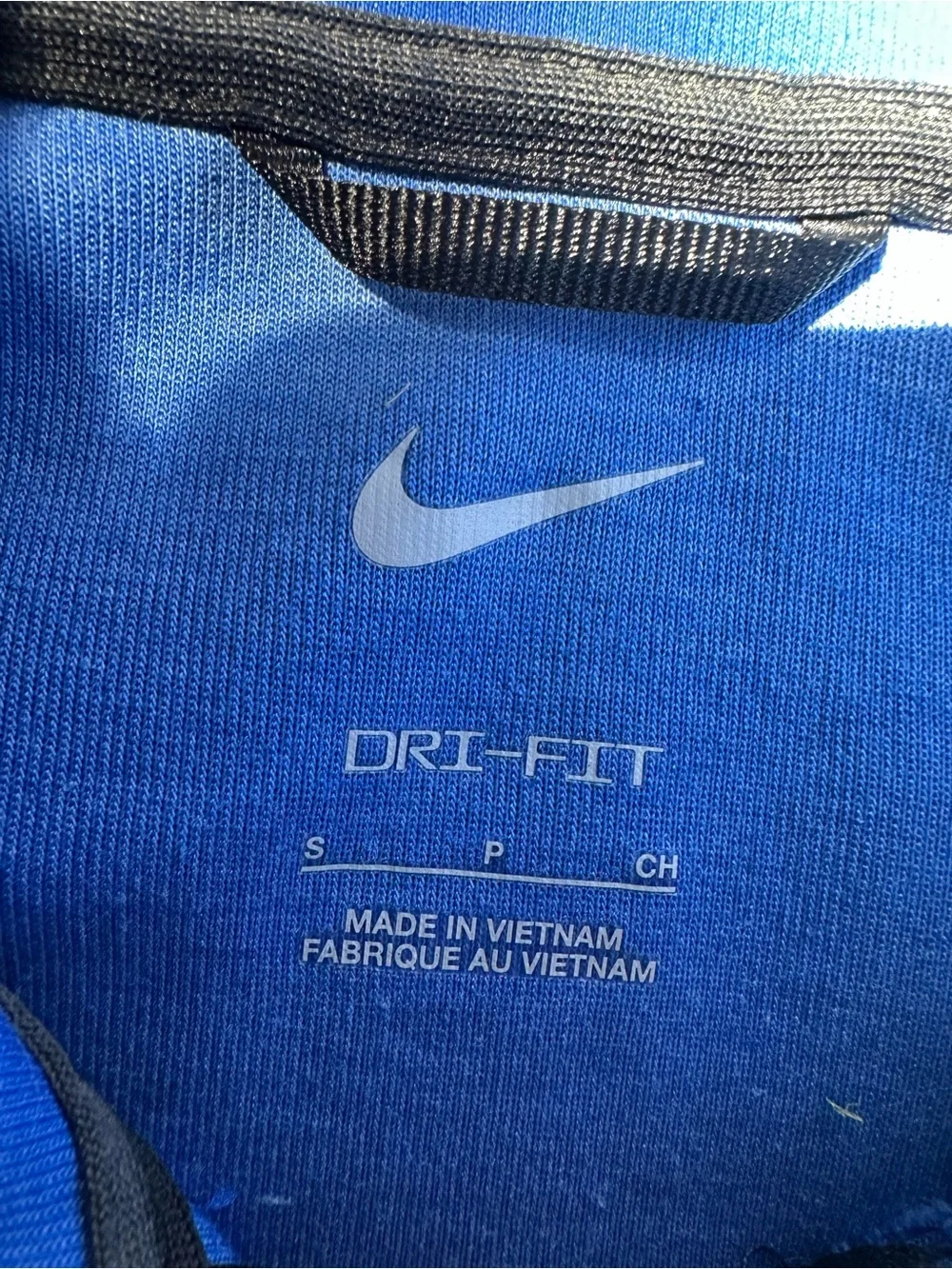 Nike unisex Blue Full-Zip Hooded Jacket